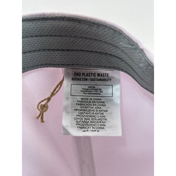 NEW - Adidas Women's Golf 5 Panel Rope Hat Red & White - Picture 8 of 10